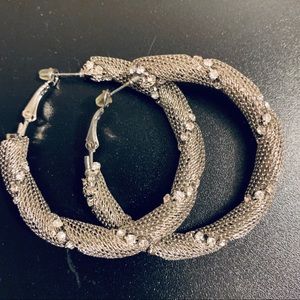 Silver Hoops Earring